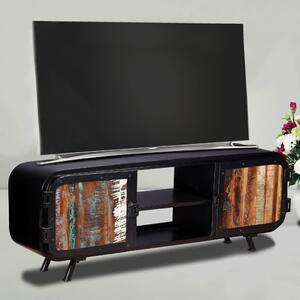 Szafka pod telewizor, drewno z odzysku, 120x30x45 cm