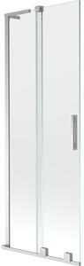 Mexen Velar L parawan nawannowy 2-skrzydłowy rozsuwany 70 x 150 cm, transparent, chrom - 896-070-003-01-01