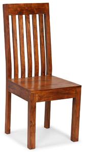 Krzesła z litego drewna, stylizowane na sheesham, 6 szt