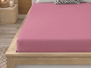 Prześcieradło z mikrofibry MICROVELLE staroróżowe 90x200 cm