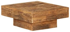 Stolik kawowy, lite drewno z odzysku, 70 x 70 x 30 cm