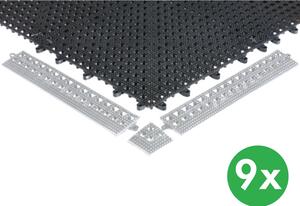 Płytki elastyczne zapobiegające zmęczeniu, 0,3 x 0,3 m, 9 szt