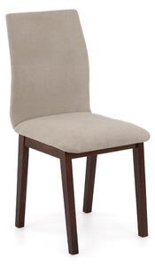 MebleMWM Krzesło do jadalni LUNA 1 tapicerowane + drewniane nogi