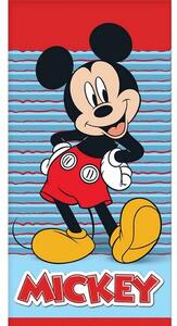 Ręcznik kąpielowy dla dzieci Mickey Mouse Zawsze z uśmiechem, 70 x 140 cm