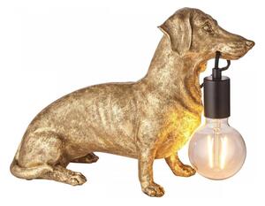Endon Endon 101187 - Lampa stołowa DACHSHUND 1xE27/10W/230V złota EN0080