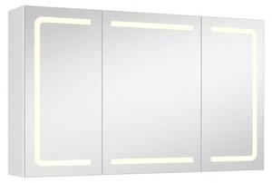 Szafka łazienkowa z lustrem i szufladami, model DJ504916_3, wymiary: 100 x 60 x 16 cm, kolor: biały