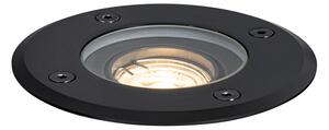 Zewnetrzna Nowoczesny reflektor zewnętrzny naziemny czarny 35 mm regulowany IP65 - Delux Oswietlenie zewnetrzne