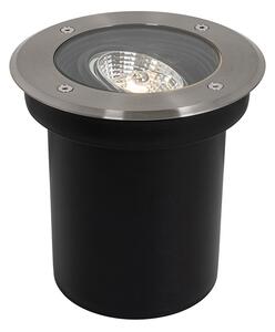 Zewnetrzna Nowoczesny reflektor zewnętrzny gruntowy stalowy AR70 z regulacją IP65 - Delux Oswietlenie zewnetrzne