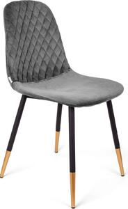 Krzeso welurowe do salonu Krzeso do jadalni Fotel 44x52x85 HOMLA