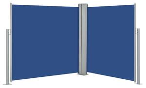 Zwijana markiza boczna, niebieska, 100 x 600 cm