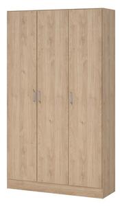 Szafa w dekorze dębu w naturalnym kolorze 104x181x36 cm Focus – Tvilum