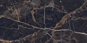 Mexen Orlo Black gres szkliwiony rekt. G1, płytka podłogowo-ścienna 120 x 60 cm, wysoki połysk - TL211-120-060-00