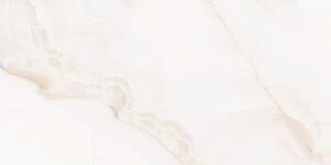 Mexen Onyx White gres szkliwiony rekt. G1, płytka podłogowo-ścienna 120 x 60 cm, połysk - TL106-120-060-01