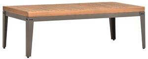 Ogrodowy stolik kawowy, 110x55x36 cm, lite drewno akacjowe