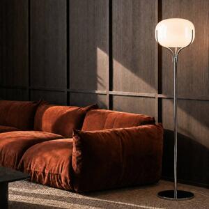 Lampa stojąca Christo Lucande, chromowy / srebrny, salon / jadalnia, metal, design