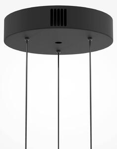 Maytoni Lampa wisząca Bassa, możliwość ściemniania, brązowy / rdzawy, salon / jadalnia, szkło, nowoczesny