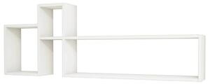Homemania Półka ścienna Polite, 155x22x55 cm, biała