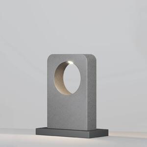 Maytoni Słupek oświetleniowy LED BETONE, wysokość 49 cm, szara, imitacja betonu, IP65 BETONE, aluminiowy / szary / cynkowy, beton, nowoczesny