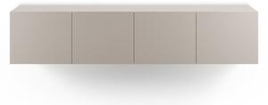 Kremowa szafka pod TV 180x38x35 cm Daroca – Marckeric
