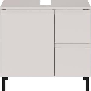Kremowa niska szafka pod umywalkę 60x56 cm Salinas – Germania