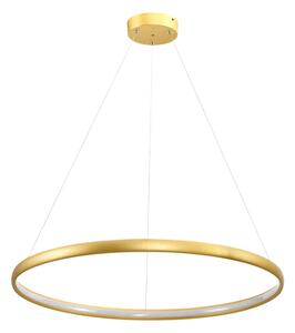 Lampa wisząca LED złota CARLO 80 cm