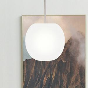 Casablanca Lampa wisząca Acai, możliwość ściemniania, biały / opal, salon / jadalnia, szkło