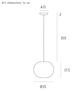 Casablanca Lampa wisząca Acai, możliwość ściemniania, biały / opal, salon / jadalnia, szkło