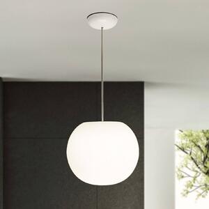 Casablanca Lampa wisząca Acai, możliwość ściemniania, biały / opal, salon / jadalnia, szkło
