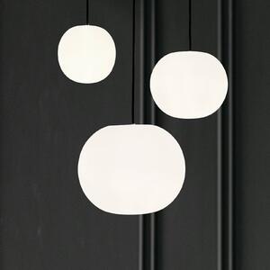 Casablanca Lampa wisząca Acai, możliwość ściemniania, biały / opal, salon / jadalnia, szkło