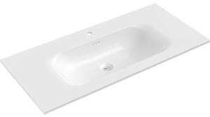 Mexen Vela umywalka wpuszczana w blat 101 x 46,5 cm, biała połysk - 25231000