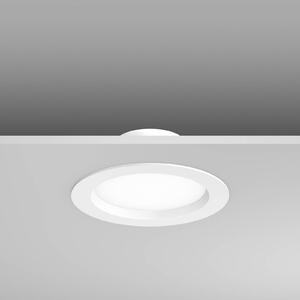 BEGA RZB HB 801 Downlight wpuszczany LED IP54 Ø19cm 16W, biały / opal, łazienka, aluminium, nowoczesny