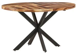 Stół jadalniany, 140x80x75 cm, drewno akacji w stylu sheesham