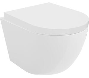 Mexen Lena miska wc Rimless Tornado z deską wolnoopadającą twarda, duroplast, biała połysk - 30220200T