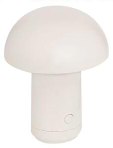 Lampa stołowa LED FUNGHI 11,2 cm, biała