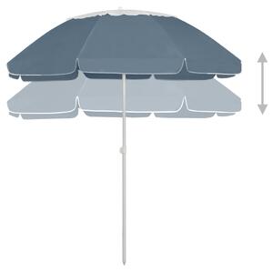 Parasol plażowy, niebieski, 300 cm