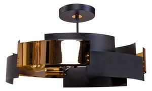 Lampa sufitowa czarno-złota TORI