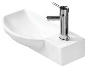 Mexen Hugo umywalka nablatowa lewa 50 x 23 cm, biała - 21255000L