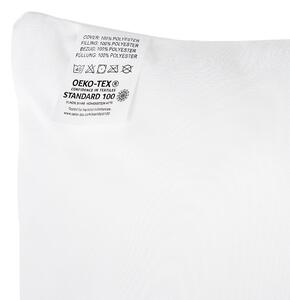 Zestaw 2 poduszek sypialnianych syntetycznych biały 50 x 60 cm prostokątny Errigal Beliani