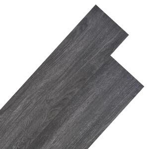Panele podłogowe z PVC, 4,46 m², 3 mm, czarne, bez kleju