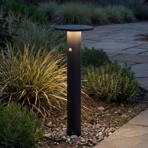 Arcchio słupek oświetleniowy LED Tovio, wysokość 81 cm, czujnik, antracyt Tovio, aluminiowy / szary / cynkowy, aluminium, nowoczesny