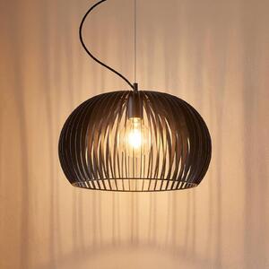 Lampa wisząca Jusra Lindby, możliwość ściemniania, czarny, kuchnia, metal, nowoczesny