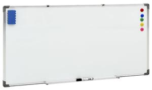 Tablica magnetyczna, biała, 110x60 cm, stalowa