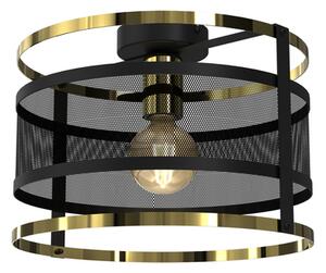 Lampa sufitowa czarno-złota RIM