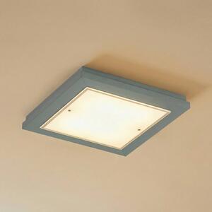 Lampa sufitowa Tally Argon, zielony, przedpokój, drewno
