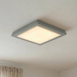Lampa sufitowa Tally Argon, zielony, przedpokój, drewno