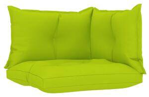 Poduszki na sofę z palet, 3 szt., jasnozielone, tkanina