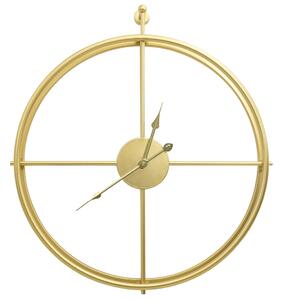 Zegar ścienny, złoty, 52 cm, żelazo