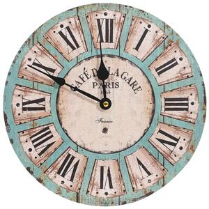 Zegar ścienny, wielokolorowy, 30 cm, MDF