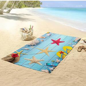 Good Morning Ręcznik plażowy BEACHY, 100x180 cm, niebieski