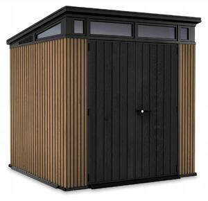 Domek ogrodowy Keter PENT Signature 7x7 Vertical brązowy, z podłogą